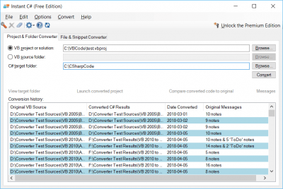 Screenshot of the application Instant C# - #8