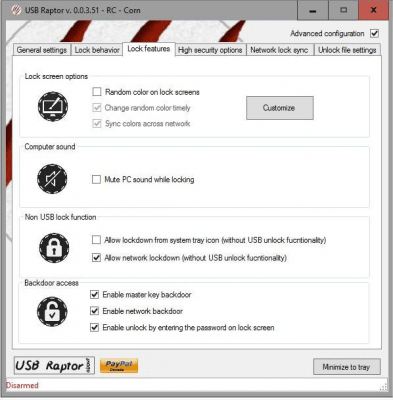Screenshot of the application USB Raptor - #3