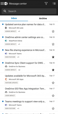 Screenshot of the application Microsoft 365 Admin - #6
