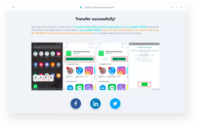 Screenshot of the application UltFone Transfer - #3