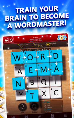 Screenshot of the application Microsoft Wordament - #9