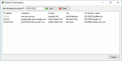 Screenshot of the application cStatus - #7