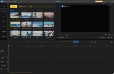 Screenshot of the application EaseUS Video Editor - #2