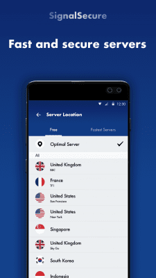 Screenshot of the application Signal Secure VPN -Fast VPN - #2