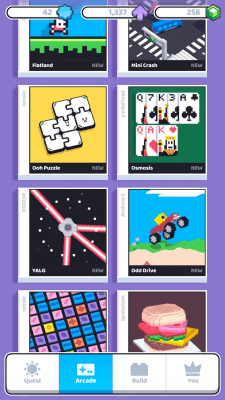 Screenshot of the application Fancade - #7