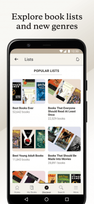Screenshot of the application Goodreads - #3