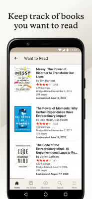 Screenshot of the application Goodreads - #6
