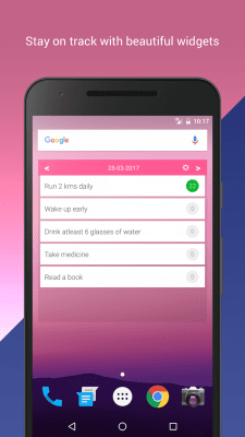 Screenshot of the application HabitHub - #5