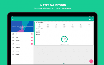 Screenshot of the application HabitHub - #6