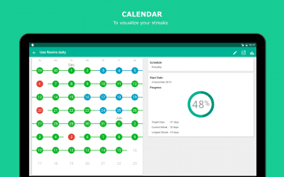 Screenshot of the application HabitHub - #8