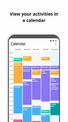 Screenshot of the application Boosted Time Tracker - #8