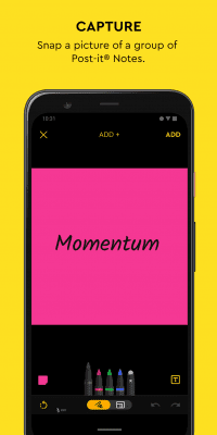 Screenshot of the application Post-it - #2
