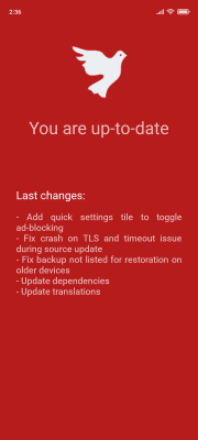 Screenshot of the application AdAway - #10