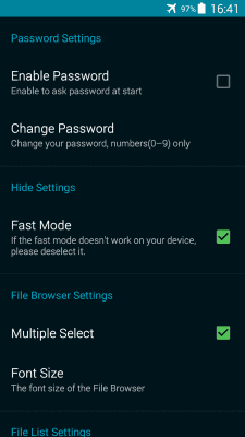 Screenshot of the application File Hide Expert - #5