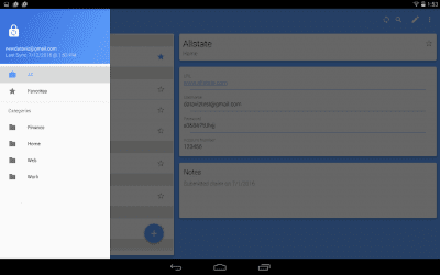 Screenshot of the application Passwords Plus Password Mgr - #16