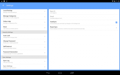 Screenshot of the application Passwords Plus Password Mgr - #17