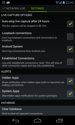 Screenshot of the application Network Connections - #6