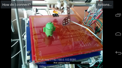 Screenshot of the application IP Webcam - #2