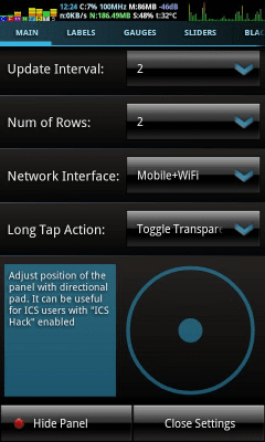 Screenshot of the application Cool Tool - system stats - #7