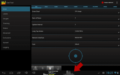 Screenshot of the application Cool Tool - system stats - #10