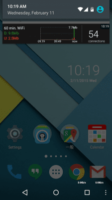 Screenshot of the application Network monitoring - #3