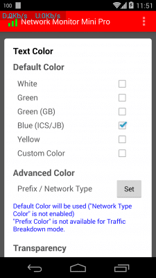 Screenshot of the application Network monitoring - #6