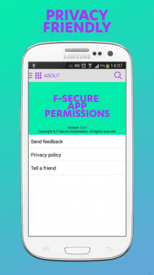 Screenshot of the application F-Secure App Permissions - #8