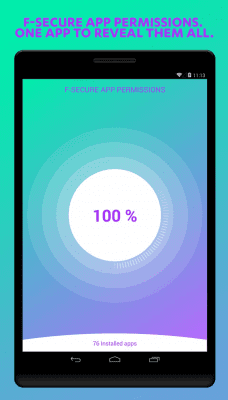 Screenshot of the application F-Secure App Permissions - #10