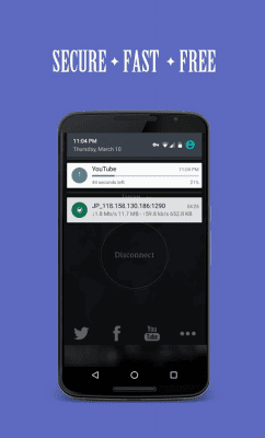 Screenshot of the application Solo VPN - #3