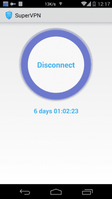 Screenshot of the application SuperVPN Free VPN Client - #3