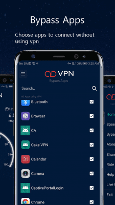 Screenshot of the application OD VPN - #5