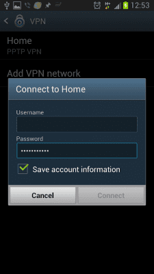 Screenshot of the application VPN shortcut - #4