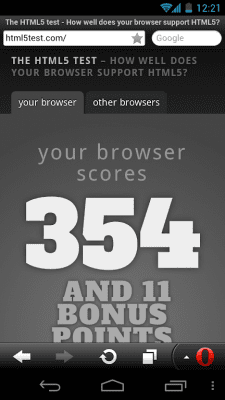 Screenshot of the application Opera Mobile Classic - #4