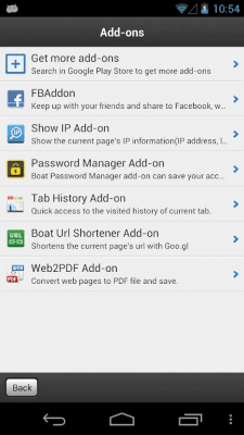 Screenshot of the application Boat Browser - #6