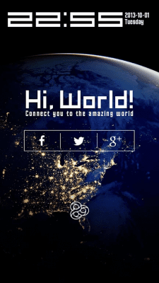 Screenshot of the application Hi,World! - #5