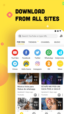 Screenshot of the application Snaptube - #3