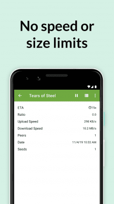 Screenshot of the application uTorrent - Torrent Downloader - #2