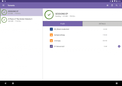 Screenshot of the application BitTorrent - Torrent Downloads - #9