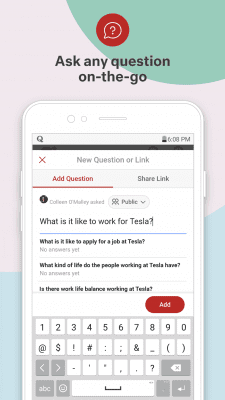 Screenshot of the application Quora - #3