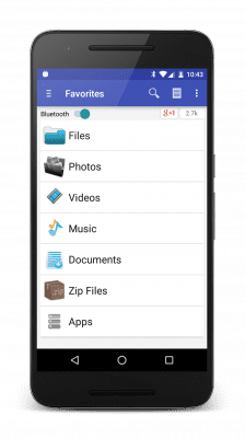 Screenshot of the application Bluetooth File Share - #1