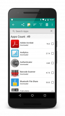 Screenshot of the application Bluetooth File Share - #3