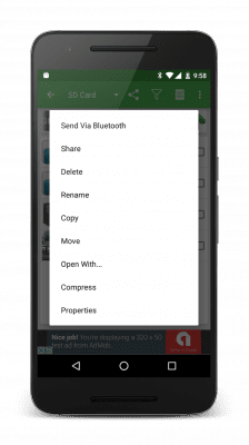 Screenshot of the application Bluetooth File Share - #5