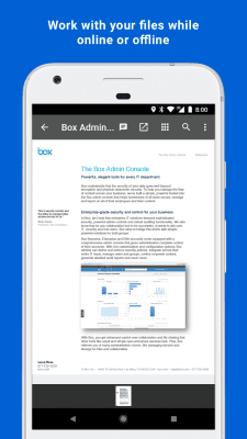 Screenshot of the application BOX - #3