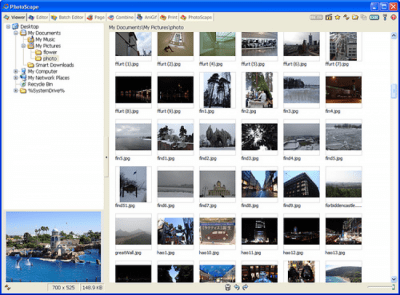Screenshot of the application Photoscape - #2