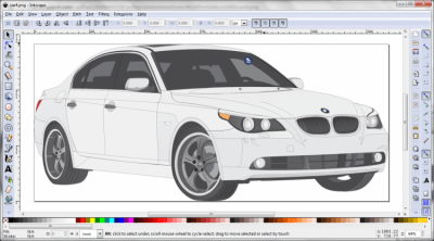 Screenshot of the application Inkscape - #3