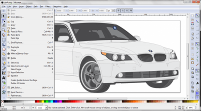Screenshot of the application Inkscape - #4