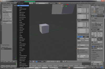 Screenshot of the application Blender - #2