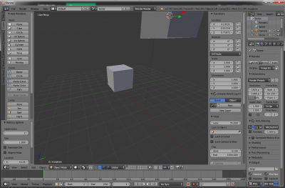 Screenshot of the application Blender - #6