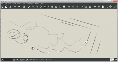 Screenshot of the application MyPaint - #6