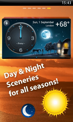 Screenshot of the application Weather & Clock - Meteo Widget - #2